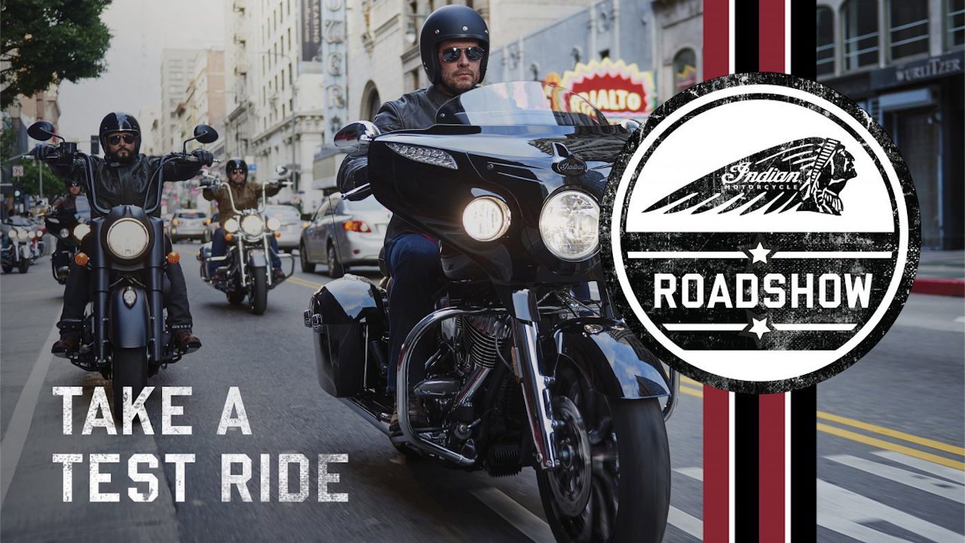 indian test ride roadshow